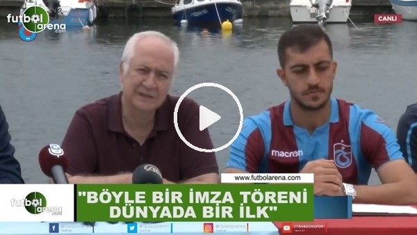 Trabzonspor, Majid Hossein'e yat limanında sözleşme imzalattı