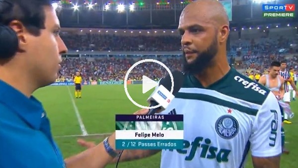 Felipe Melo'dan muhabire tepki