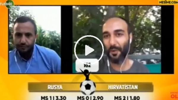 Kerim Can Özdal'ın Rusya-Hırvatistan İddaa tahmini