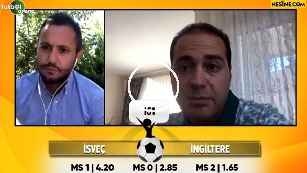 Barış Düşmez, İsveç - İngiltere maçı için tahminini yaptı