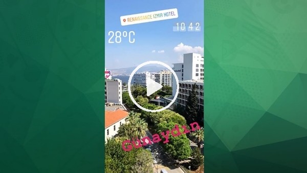 Göztepe'nin yeni transferi Grillo'nun sosyal medya paylaşımı