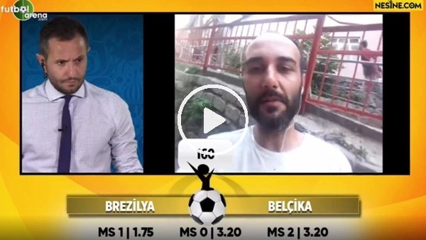 Kerim Can Özdal, Brezilya - Belçika maçı için tahminini yaptı