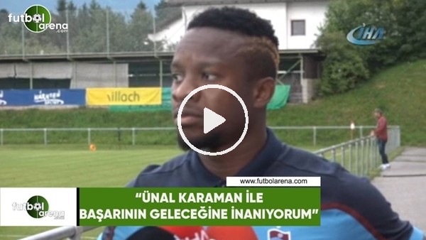 Onazi: "Ünal Karaman ile başarının geleceğine inanıyorum"
