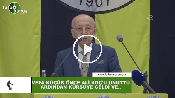Vefa Küçük, Ali Koç'u anons etmeyi unuttu