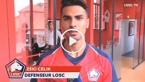 Mehmet Zeki Çelik, Lille takımına transfer olduğunu böyle açıkaldı