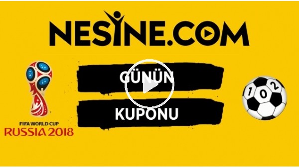 Dünya Kupası'nda final maçı için İddaa kuponu (15 Temmuz 2018)