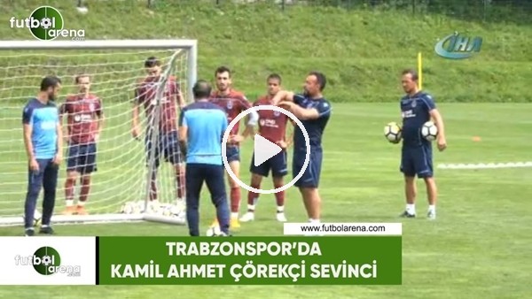 Trabzonspor'da Kamil Ahmet Çörekçi sevinci