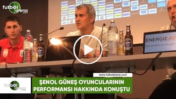 Şenol Güneş oyuncularının performansı hakkında konuştu