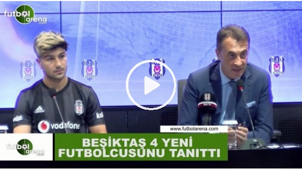 Beşiktaş'ta 4 futbolcu için imza töreni