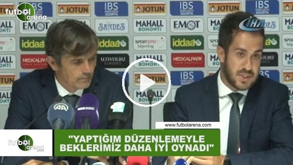 Phillip Cocu: "Yaptığım düzenlemeyle beklerimiz daha iyi oynadı"