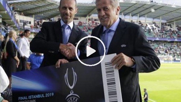 Ceferin ve Servet Yardımcı'dan 2019 UEFA Süper Kupa açıklaması