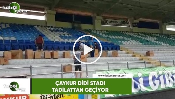 Çaykur Didi Stadı tadilattan geçiyor