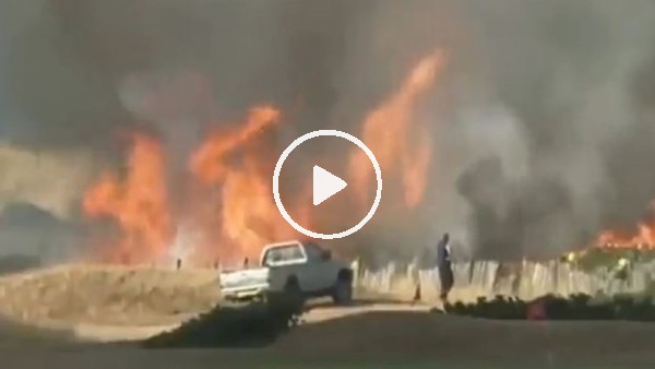 İngiltere'de tarihi Hibodrom alevler içinde kaldı