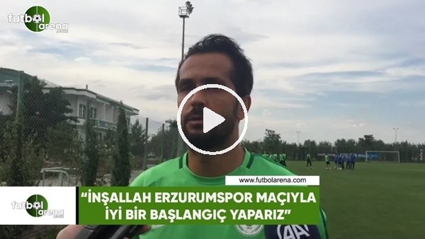 Ali Turan: "İnşallah Erzurumspor maçıyla iyi bir başlangıç yaparız"