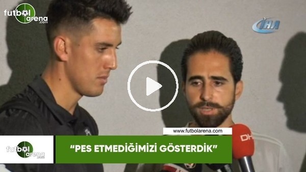 Enzo Roco: "Pes etmediğimizi gösterdik"