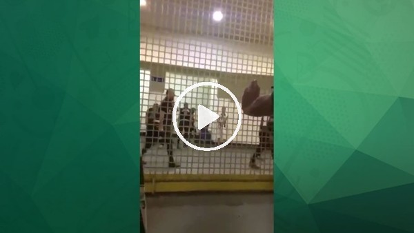 Güvenlik güçlerinden Bursasporlu taraftara tekme!