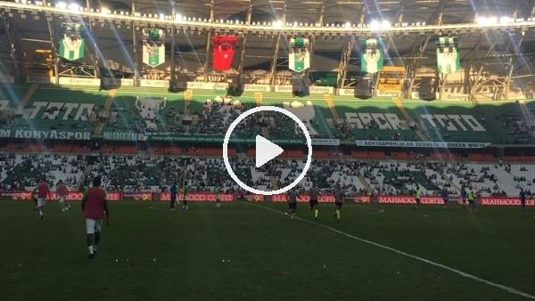 Konyaspor - Erzurumspor maçı öncesi atmosfer