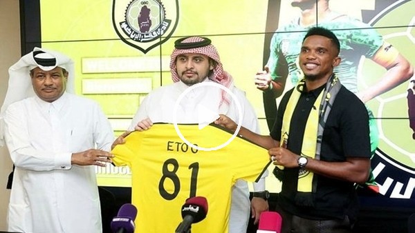 Samuel Eto'o, Qatar Sports'ta!
