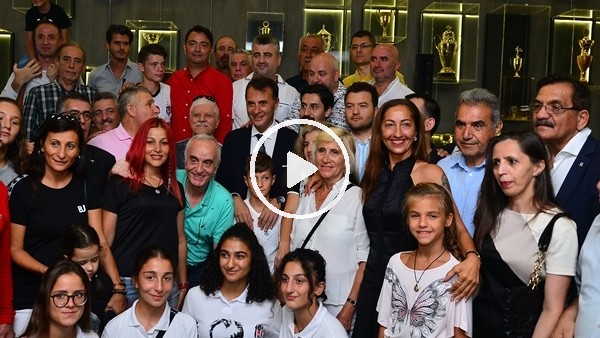 Beşiktaş'ta bayramlaşma töreni