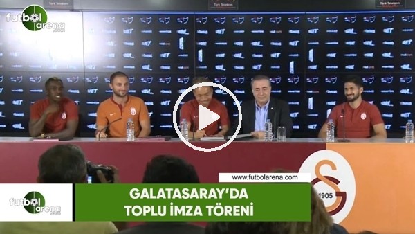 Galatasaray'da toplu imza töreni