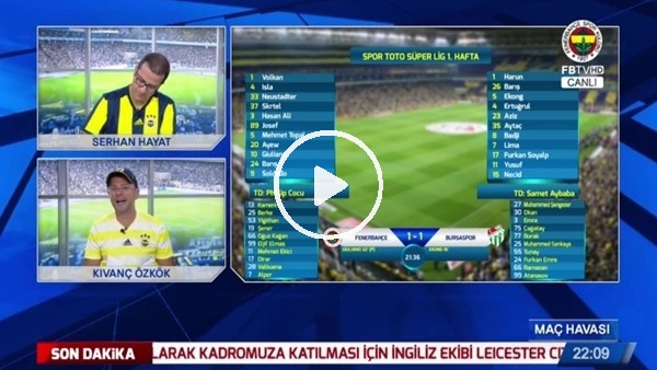 Giuliano'nun penaltı golünde FB TV!