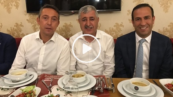 Fenerbahçe ve Yeni Malatyaspor'dan dostluk yemeği