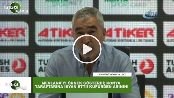 Samet Aybaba, Mevlana'yı örnek gösterdi; Konya taraftarına isyan etti! "Küfürden arının"