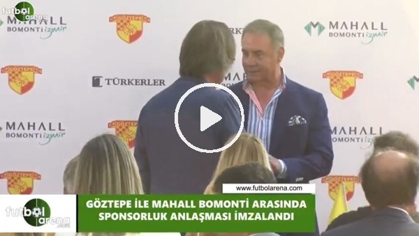 Göztepe ile Mahall Bomonti sponsorluk anlaşması imzaladı