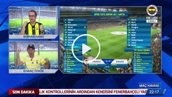 Josef'in Bursaspor'a attığı golde FB TV!