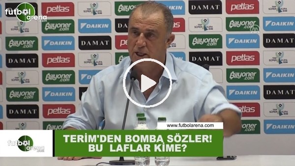 Fatih Terim'den bomba sözler! Bu laflar kime?