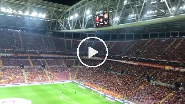 Galatasaray - Alanayaspor maçı öncesi tribünler