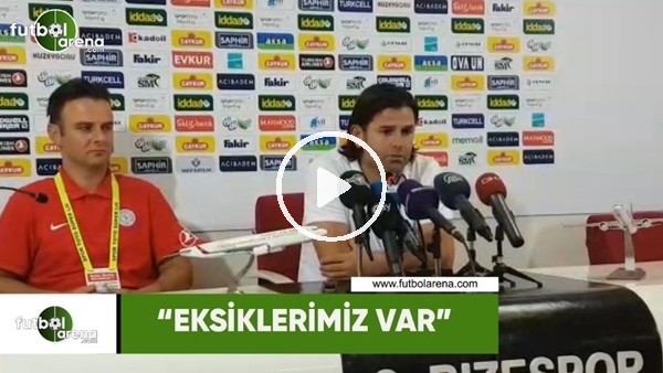 İbrahim Üzülmez: "Eksiklerimiz var"