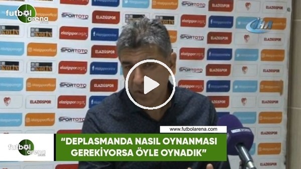 Sait Karafırtınalar: "Deplasmanda nasıl oynanması gerekiyorsa oynadık"