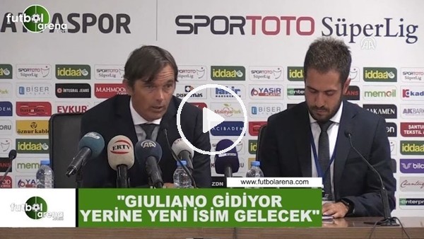 Phillip Cocu: "Giuliano gidiyor yerine yeni isim gelecek"