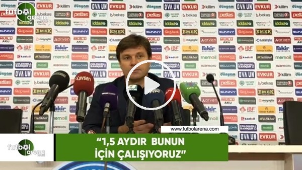 Ertuğrul Sağlam: "1,5 aydır bunun için çalışıyoruz"