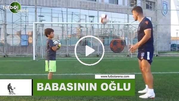 Emre Belözoğlu'nun oğlu yeteneklerini sergiledi