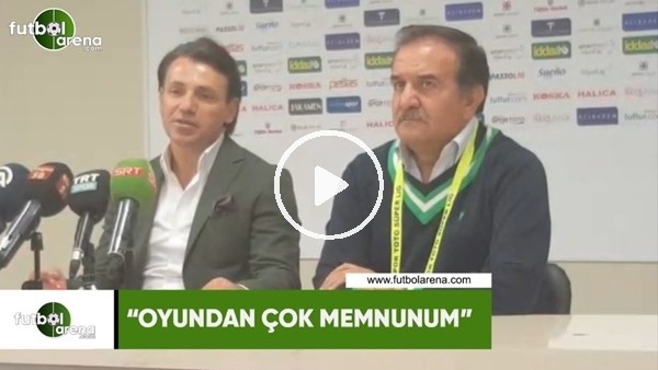 Tamer Tuna: "Oyundan çok memnunum"