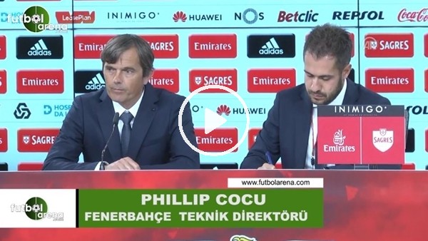 Phillip Cocu: "Benfica'ya karşı ilk yarıda çok iyi oynadık"