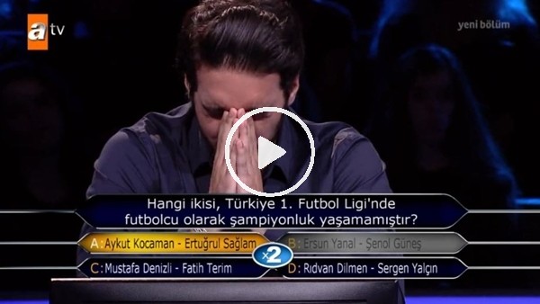 Kim Milyoner Olmak İster? yarışmasında şampiyonluk sorusu