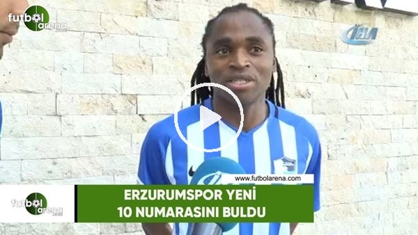 Erzurumspor yeni 10 numarasını buldu