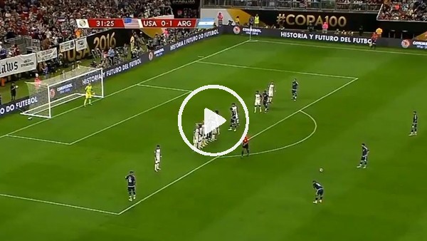 Linoel Messi'nin ABD'ye attığı muhteşem gol