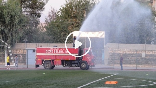 Cizrespor antrenmanı tazyikli su altında yaptı