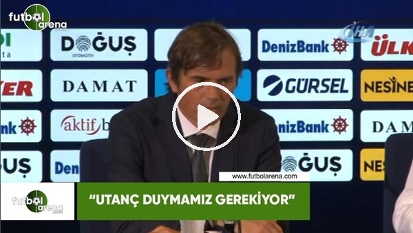 Phillip Cocu: "Utanç duymamız gerekiyor"