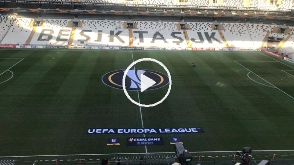 Vodafone Park, Beşiktaş - Sarpsborg maçına hazır
