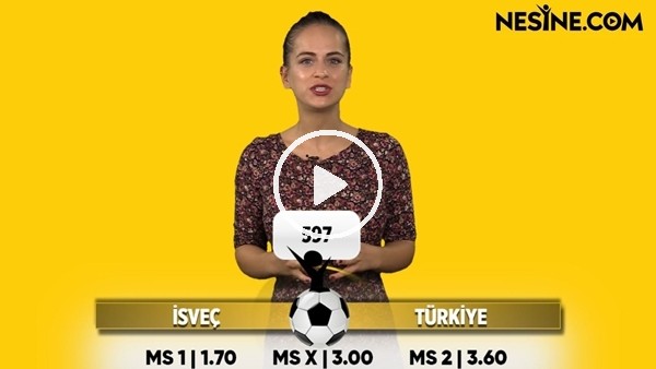 İsveç - Türkiye maçı heyecanı Nesine'de!