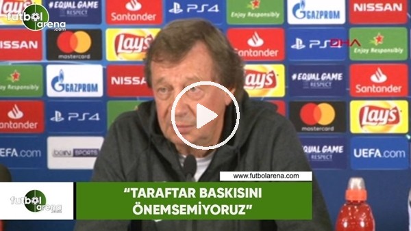 Yuri Semin: "Taraftar baskısını önemsemiyoruz"