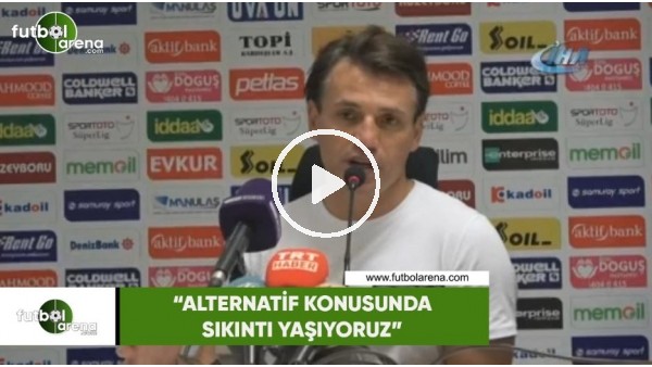 Tamer Tuna: "Alternatif konusunda sıkıntı yaşıyoruz"