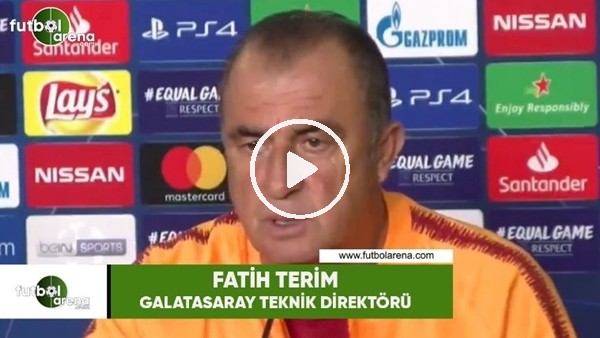 Fatih Terim: "Olur veya olmaz dünya büyüklüğünde hayalim var"