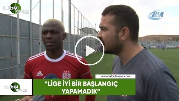 Arouna Kone: "Lige iyi bir başlangıç yapamadık"