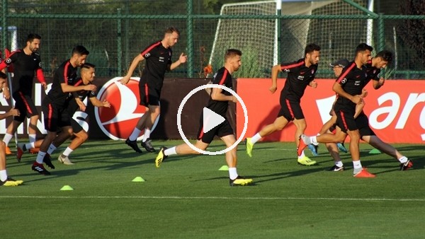 A Milli Futbol Takımı hazırlıklarını sürdürdü